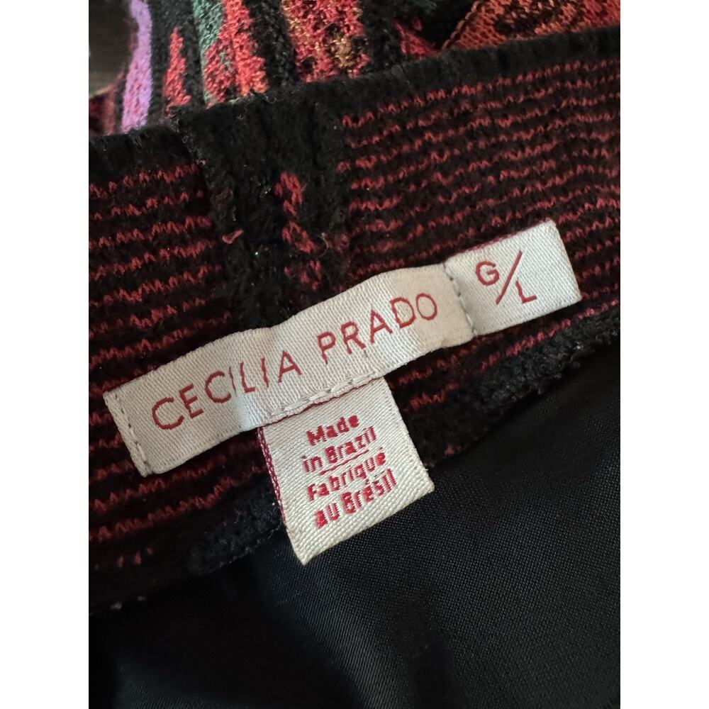 Anthropologie Cecilia Prado Pleated Midi Skirt Knit Women’s Large - Picture 4 of 11